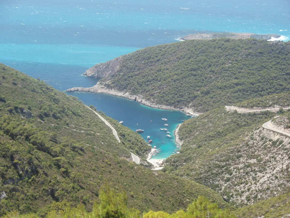 The inlet of Porto Vromi